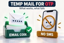 Temp Mail for OTP What Works What Fails Fixes 2026