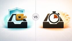 پست موقت در مقابل پست ۱۰ دقیقه ای بهترین انتخاب برای OTP 2026