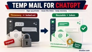 Temp Mail for ChatGPT Signup Recovery Guide 2026