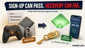 Temp Mail for Fortnite What Epic Accepts and Blocks