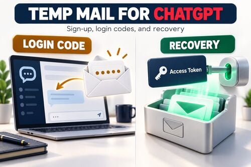 מייל זמני ל-ChatGPT מדריך להרשמה ולשחזור 2026