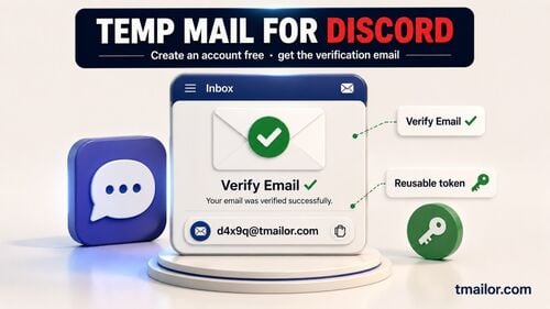 Tijdelijke Mail voor Discord Maak een Discord-account aan 2026