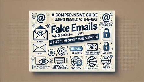 Fake Email for Sign Ups Free Temp Mail Guide