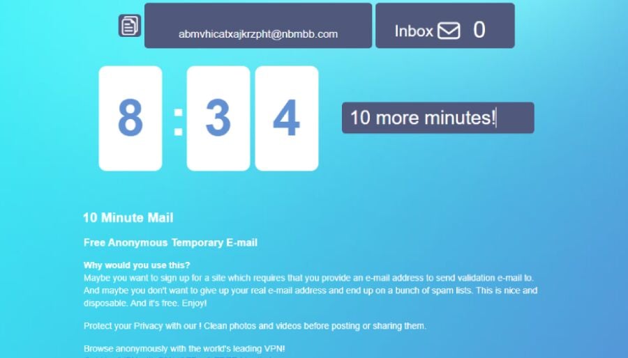 2 10 Minute Mail