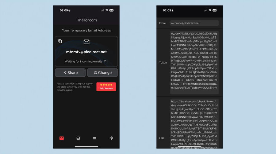 A smartphone lock screen displays a new email alert while the app UI shows a one-tap copy action emphasizing fewer taps and faster OTP visibility